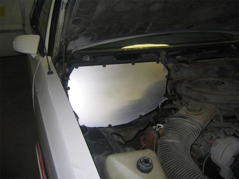 UMI Performance 78-87 GM G-Body AC/Heater Box Delete Panel - Black thumbnail 3