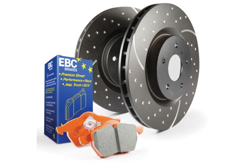 EBC S8 Brake Pad and Rotor Kit (1x ebcED91816, 1x ebcGD7436) thumbnail 2