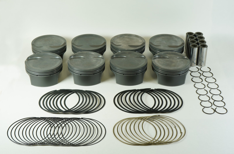 Mahle MS Piston Set GM LS 363ci 3.800in Bore 4in Stroke 6.125in Rod .927 Pin -16cc 9.3 CR Set of 8 thumbnail 3