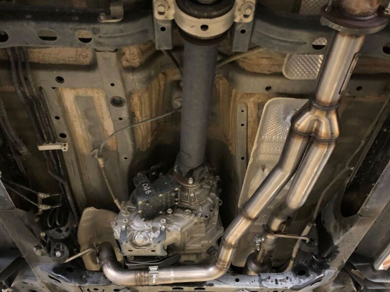 aFe Power Twisted Steel Y-Pipe w/ Cat SS 16-20 Toyota Tacoma V6 3.5L (4WD Only) thumbnail 7