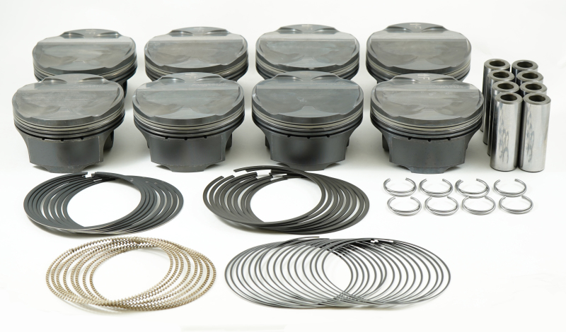 Mahle MS Piston Set SBF 304ci 3.640in Bore 3.65in Stroke 5.933in Rod .866 Pin 10cc 12:6 CR Set of 8 thumbnail 3