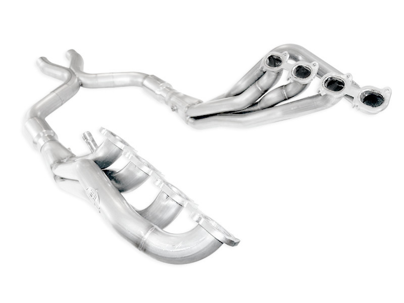 Stainless Works 2007-10 Shelby GT500 Headers 1-7/8in Primaries High-Flow Cats 3in X-Pipe thumbnail 2