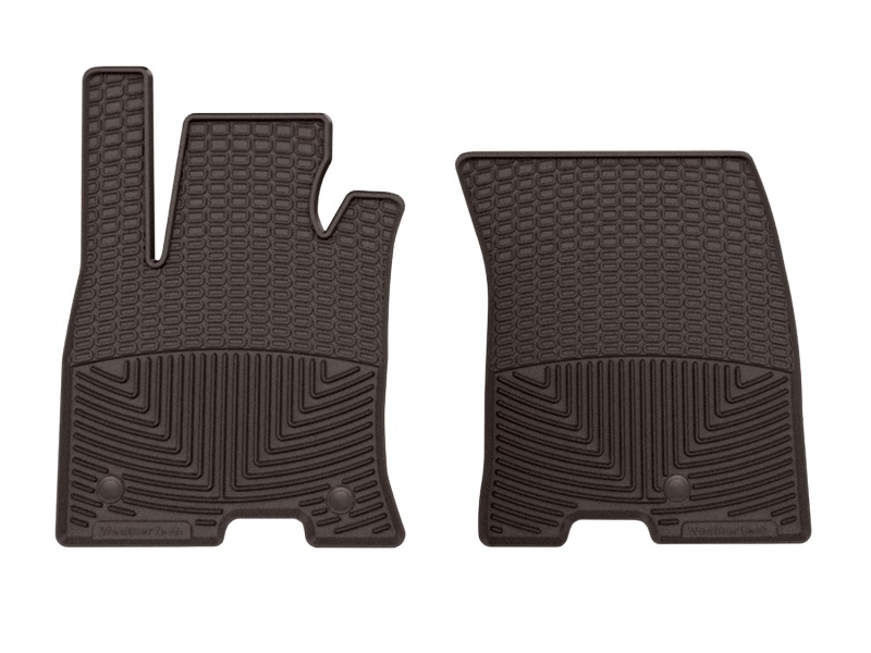 WT Rubber Mats - Front - Cocoa