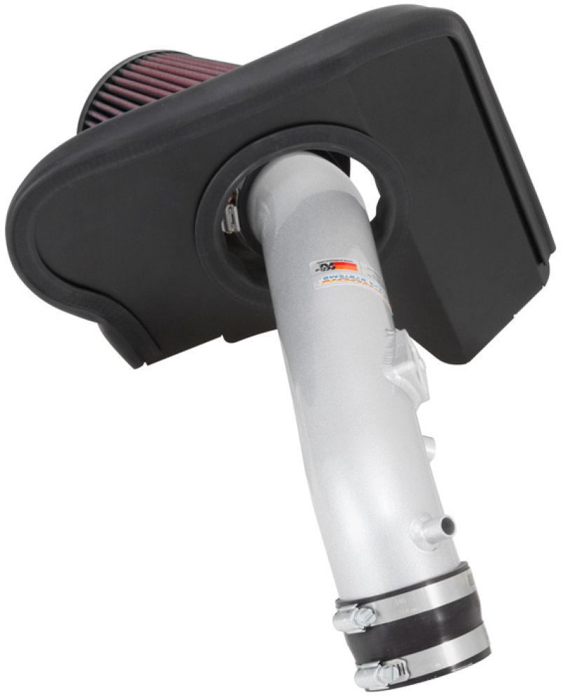 K&N 2013-14 Honda Accord 2.4L L4 69 Series Typhoon Air Intake System - Silver Cold Air Intake Kit thumbnail 4