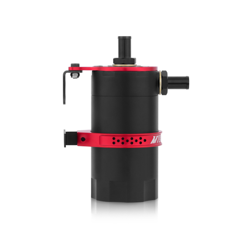 Mishimoto Universal Baffled Oil Catch Can - Red thumbnail 6