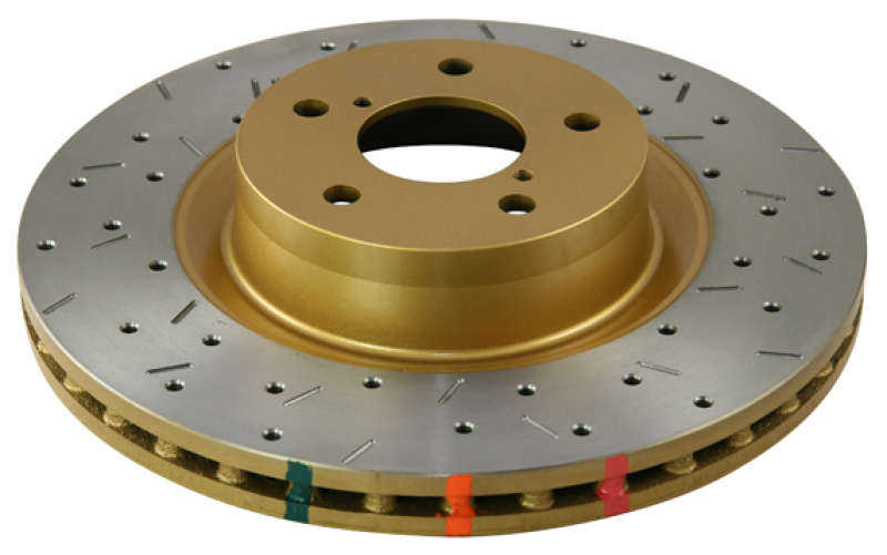 DBA HD Series 4000XS Brake Rotors DBA42806XS Disc Rotor, Cross-Drilled, Slotted, 4000 XS Series, Uni-Directional, Audi, VW, Front, Each thumbnail 8