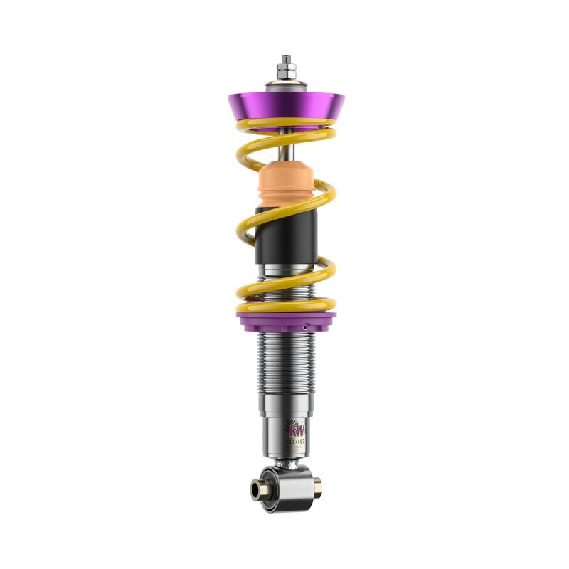 KW Variant 2 Coilover Kits for 1981-1983 DMC 12 - 15299014 Kits, 2, 0.2 1.8 in. Lowered Front, 0.2 1.4 in. Lowered Rear, Natural/Yellow Shocks, Yellow Springs, DeLorean, Kit thumbnail 4