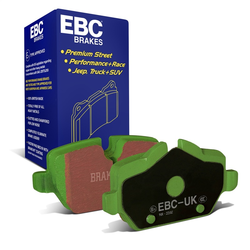 EBC 10+ Mini Countryman 1.6 Cooper Greenstuff Rear Brake Pads thumbnail 2