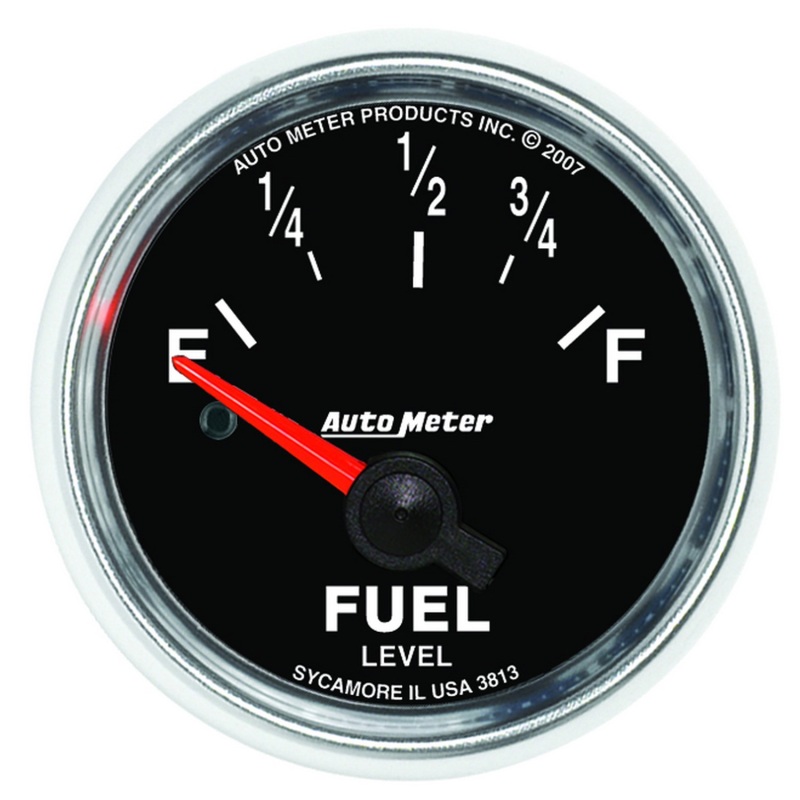 Autometer GS 52mm 0-90 ohms Short Sweep Electronic Fuel Level GM Gauge thumbnail 3