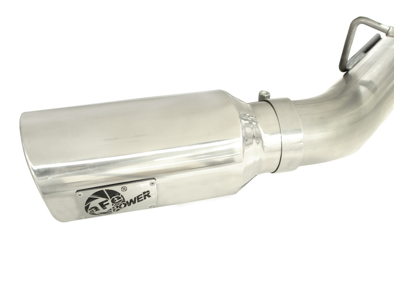aFe MACH Force XP Exhaust 4inch DP-Back All SS 2011-14 GM Diesel Trucks V8-6.6L LML Polished thumbnail 7