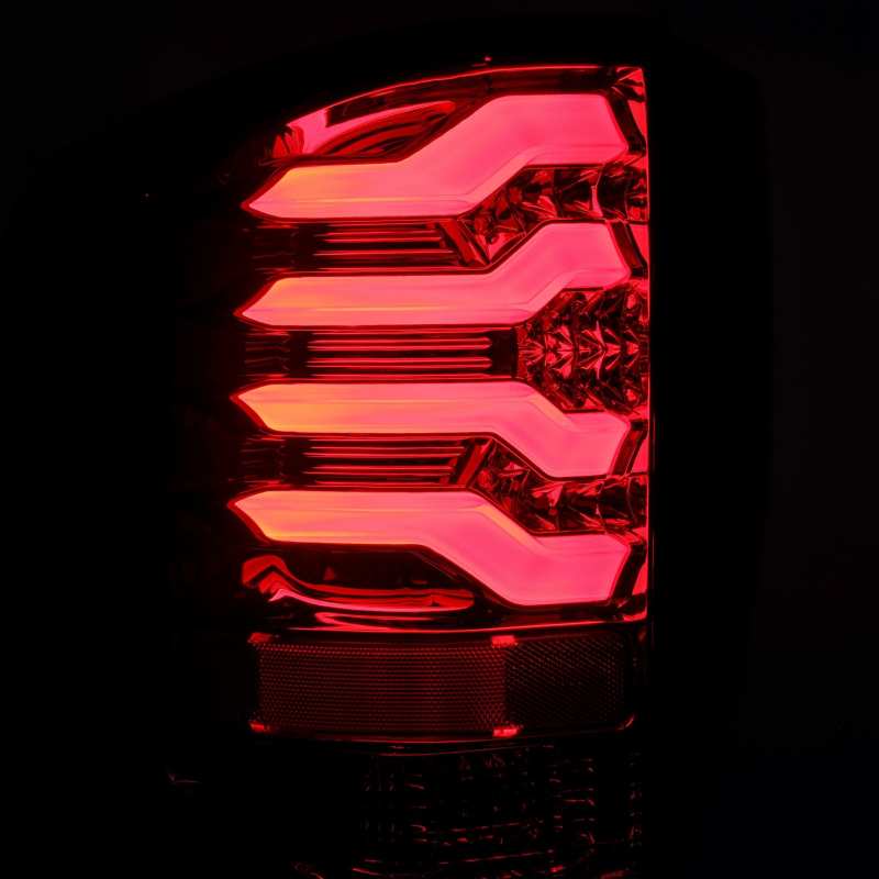 AlphaRex 14-18 Chevrolet Silverado 1500 PRO-Series LED Tail Lights Red Smoke thumbnail 5