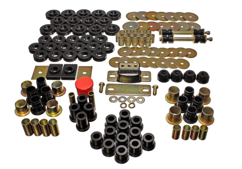 Energy Suspension 55-57 Chevrolet Belair/El Camino/Impala Black Hyper-Flex Master Bushing Set thumbnail 3