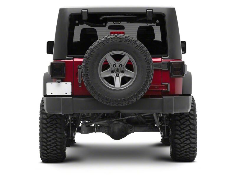 Raxiom 07-18 Jeep Wrangler JK LED Tail Lights- Red Housing- Smoked Lens thumbnail 3