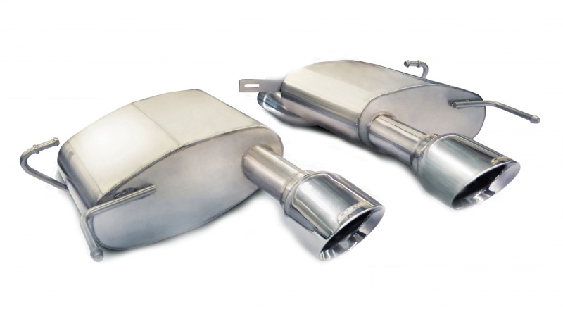 Corsa 2011-2015 Cadillac CTS Coupe V 6.2L V8 Polished Sport Axle-Back Exhaust thumbnail 3