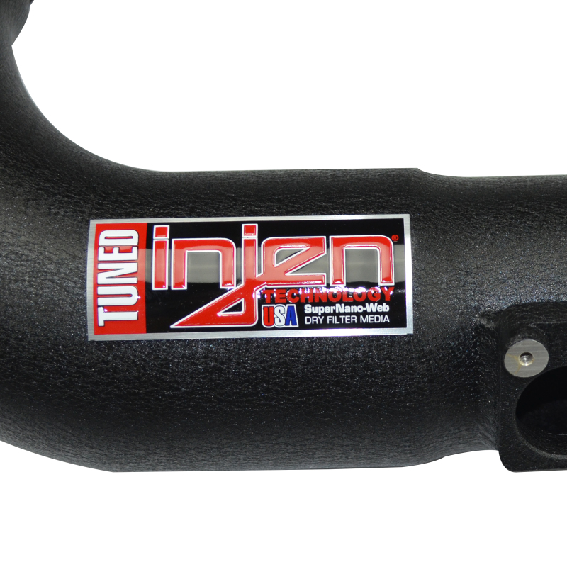 Injen 06-09 FJ 4.0L V6 w/ Power Box Wrinkle Black Power-Flow Air Intake System thumbnail 6