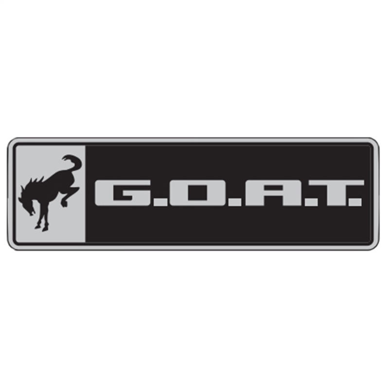 Ford Racing Bronco/Bronco Sport G.O.A.T. Badge - Black/Chrome
Grl/FndVnt/BdyKt