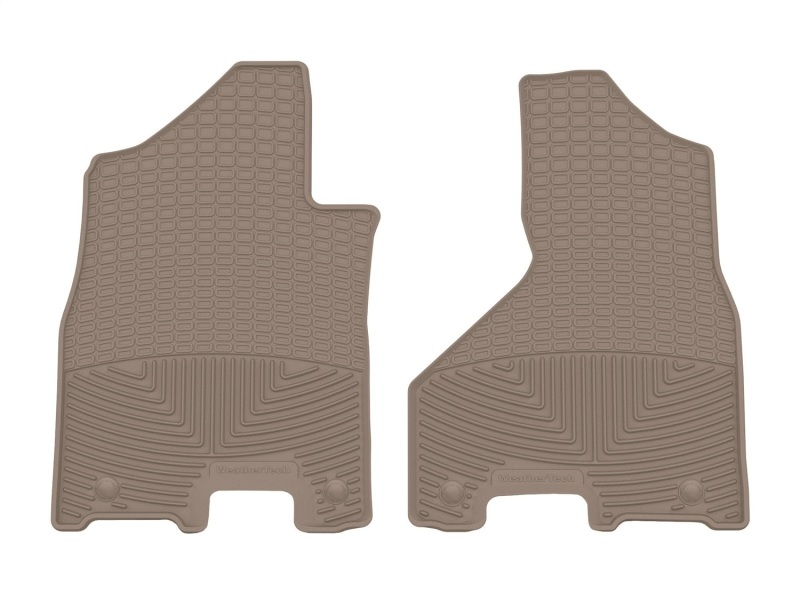 WT Rubber Mats - Front - Tan