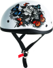 Skid Lids White Rose Original Helmet - XS thumbnail 4