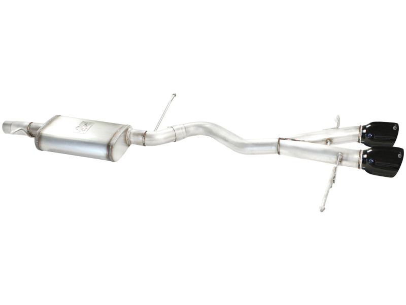 aFe MACH Force XP Exhaust 304SS Cat-Back w/ Black Tips 2008 VW Golf R32 V5 3.2L thumbnail 6