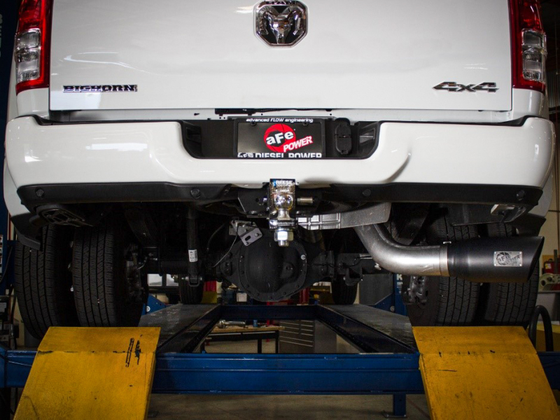 aFe LARGE BORE HD 5in 409-SS DPF-Back Exhaust w/Pol Tip 19-20 Ram Diesel Trucks L6-6.7L (td) thumbnail 6