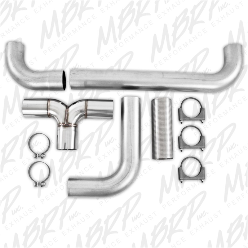MBRP Universal Full size Pickup T pipe kit AL thumbnail 5