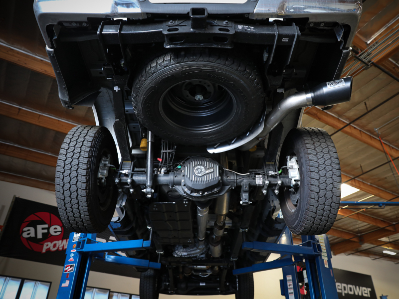 aFe Apollo GT Series 3-1/2in 409 SS Axle-Back Exhaust 17-20 Ford F-250/F-350 6.2/7.3L w/ Black Tips thumbnail 7