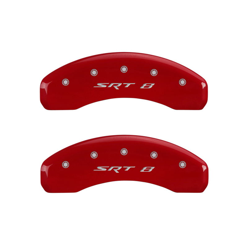 MGP 4 Caliper Covers Engraved Front & Rear SRT8 Yellow finish black ch thumbnail 9
