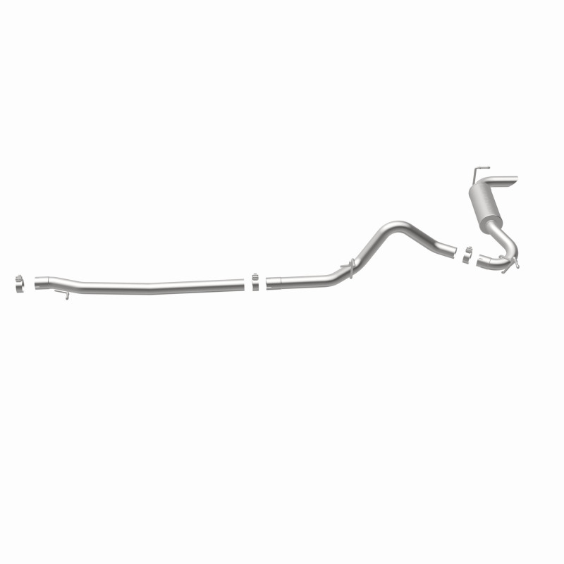 MagnaFlow 12-14 Jeep Wrangler 4dr Single Straight Rear P/S Exit Stainless C/B Performance Exhaust thumbnail 6