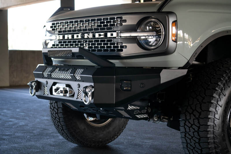 DV8 Offroad Bull Bar Add-On For DV8 Ford Bronco Bumpers - Fits 13in Elite Series Light Bar thumbnail 3