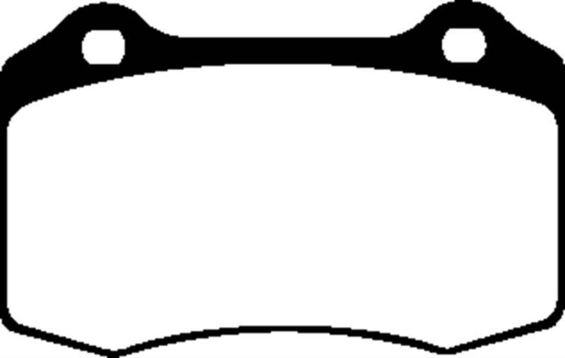 EBC 06-10 Jeep Grand Cherokee 6.1 SRT-8 Greenstuff Rear Brake Pads thumbnail 6