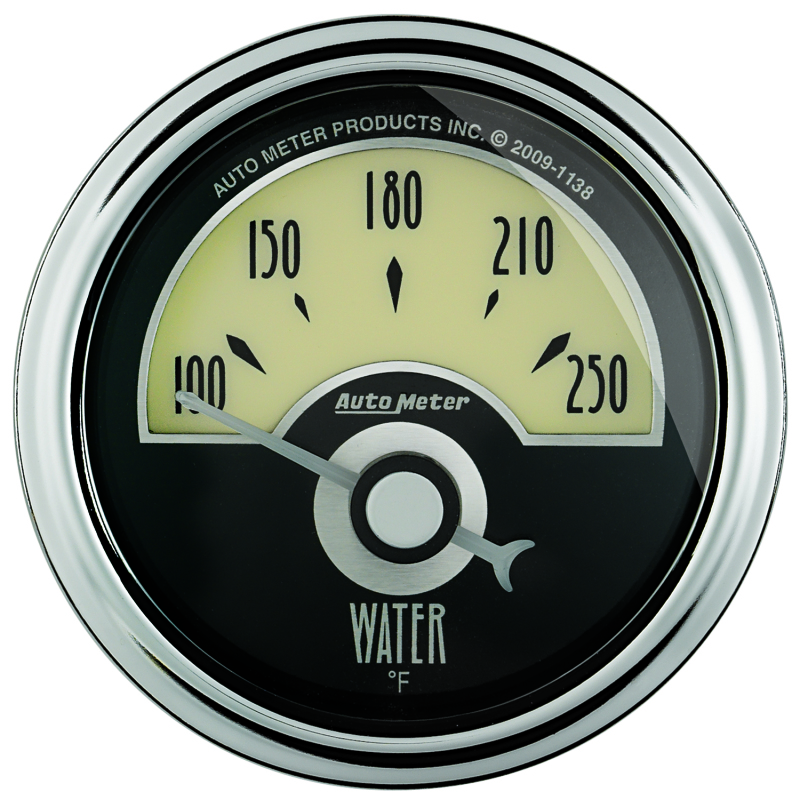 AutoMeter Gauge Water Temp 2-1/16in. 250 Deg. F Elec Cruiser Ad thumbnail 3