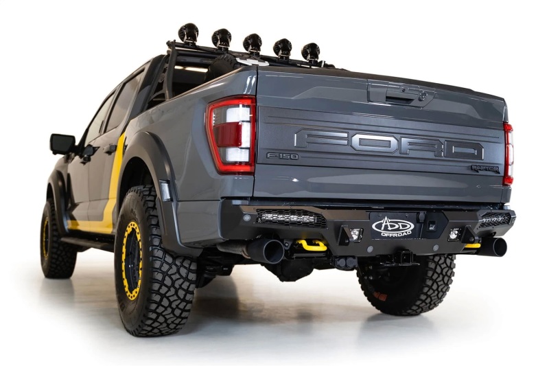 Addictive Desert Designs 21-22 Ford Raptor HoneyBadger Rear Bumper thumbnail 9