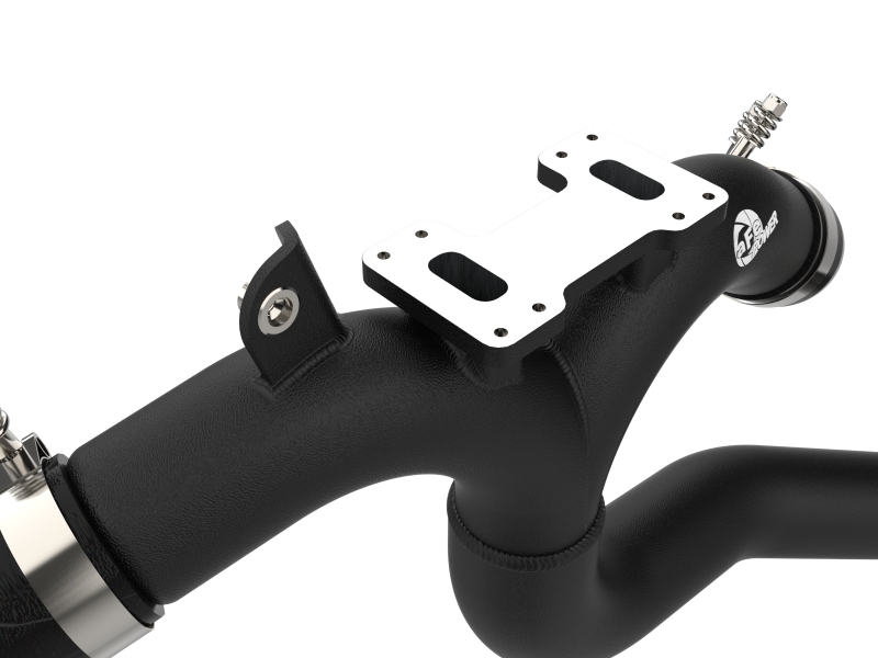 BladeRunner 3 IN Aluminum Hot Charge Pipe Black