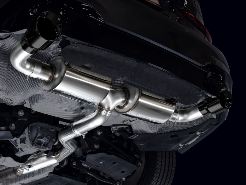 AWE 19-23 BMW 330i / 21-23 BMW 430i Base G2X Touring (Excl. Conv) Axle-Back Exhaust - Diamond Black thumbnail 4