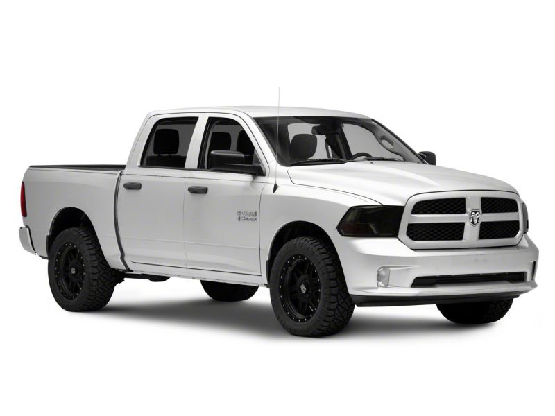 Raxiom 09-18 Dodge RAM 1500 Axial OEM Rep Headlights w/ Single Bulb- Chrome Housing (Smoked Lens) thumbnail 3