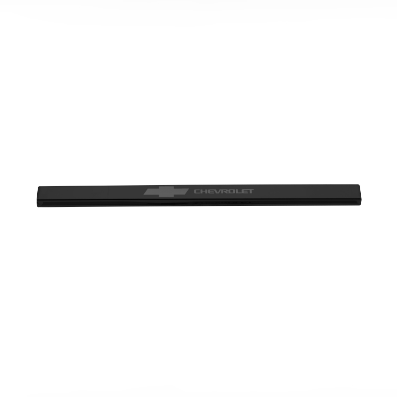 Putco 14-18 Chevy Silv LD - Regular Cab w/ CHEVROLET Etching (4pcs) Black Platinum Door Sills thumbnail 2