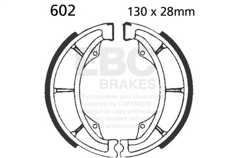 EBC 1970 Suzuki TC 90 Blazer Front Left FA-SFA-X Brake Pads