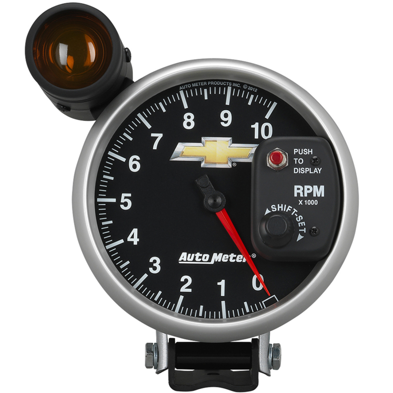 Autometer Performance Parts 5in 0-10000 RPM Tachometer COPO Camaro Gauge w/ Shift Light thumbnail 7