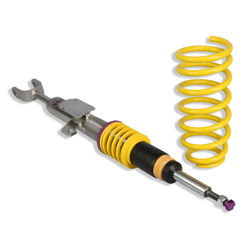 KW Variant 3 Coilover Kits 3522000C Kits, 3, 0.6 - 1.8 in. Lowered Front, 0.4 - 1.6 in. Lowered Rear, Shocks, Yellow Powdercoated Springs, BMW, Kit thumbnail 7