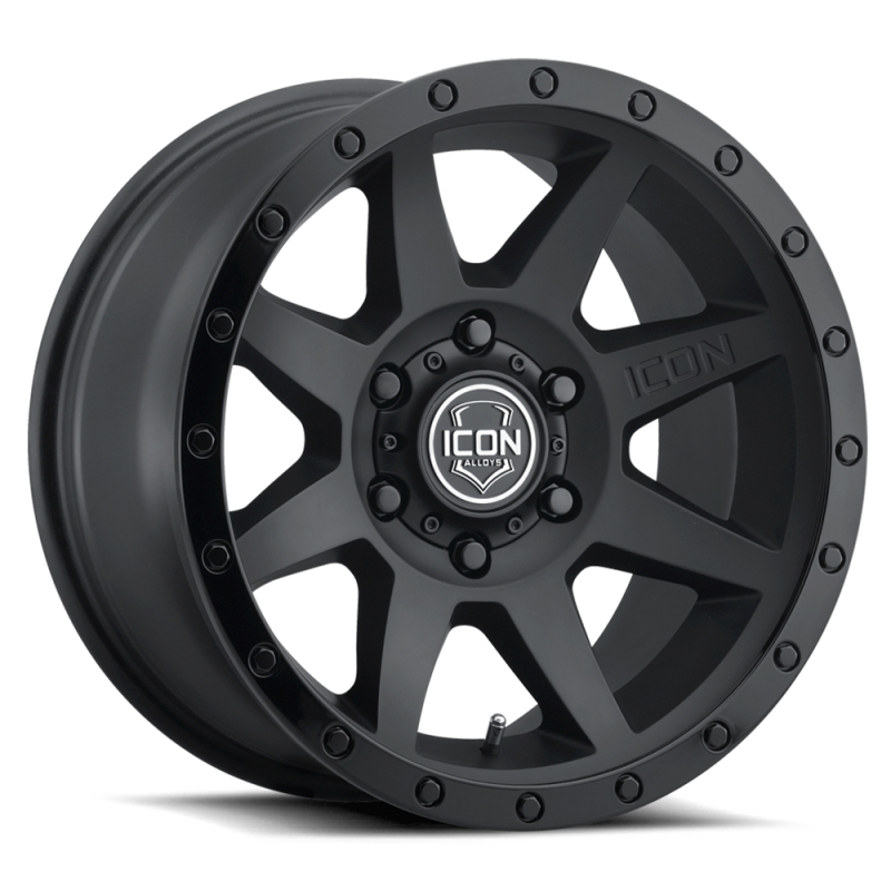 ICON Rebound 20x9 6x5.5 0mm Offset 5in BS 106.1mm Bore Double Black Wheel thumbnail 4