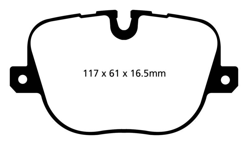 EBC S9 Brake Pad and Rotor Kit (1x ebcDP42068R, 1x ebcUSR1724) thumbnail 6