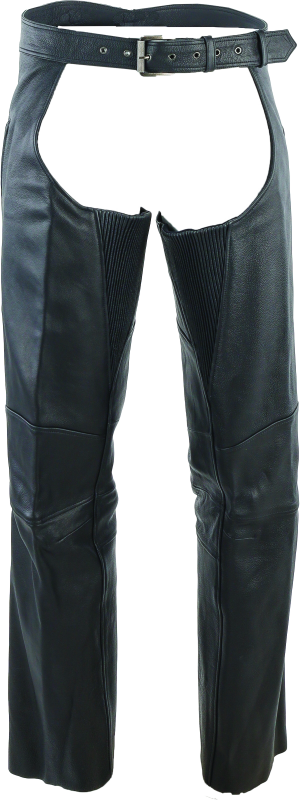 Kuryakyn Leather By River Road Longhaul Leather Chaps Black - Medium thumbnail 2