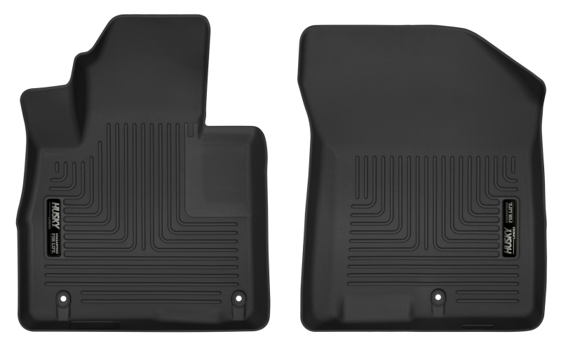 Husky Liners 2019-2020 Hyundai Santa Fe X-Act Contour Black Floor Liners -Front thumbnail 3