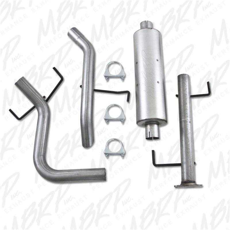 MBRP 2007-2009 Toyota FJ 4.0L V6 Cat Back Single Rear Exit Off-Road Tail No tip thumbnail 6