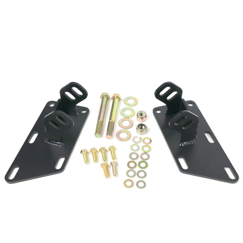 RideTech Motor Mounts for 1965-1979 F-100, 1975-1979 F-150 - 12319502 Engine Mount Brackets, Steel, Black, Ford, Chevy Small Block, Chevy Big Block, LS, Pair thumbnail 2