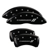 MGP 4 Caliper Covers Engraved Front & Rear With stripes/Charger Black finish silver ch thumbnail 8