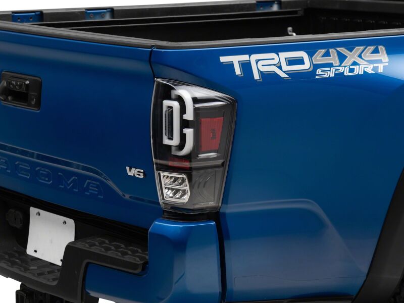 Raxiom 16-23 Toyota Tacoma XW Series Sequential LED Tail Lights- Black Housing- Clear Lens thumbnail 3