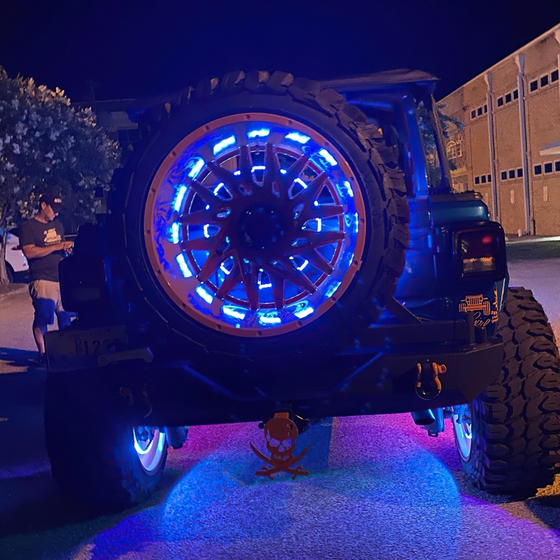 Oracle LED Illuminated Wheel Rings - Double LED - Blue thumbnail 4