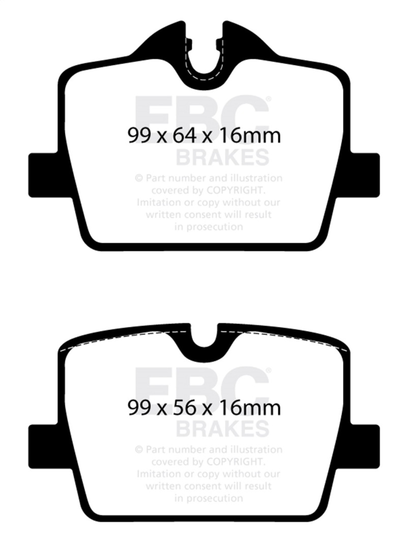 EBC S2 Brake Pad and Rotor Kit (1x ebcUSR2120R, 1x ebcDP22405) thumbnail 3