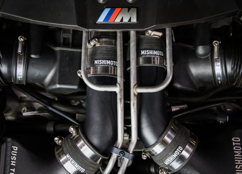 Mishimoto MMICP-F10-12MWBK Performance Charge Pipe Kit, Micro Black, fits BMW F1X M5/M6 2012-2018